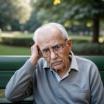 Old man deciding which country is best