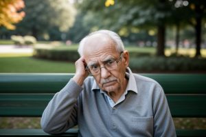 Old man deciding which country is best